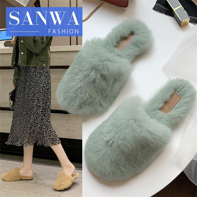 ファースリッパ レディース 秋冬スリッパ もこもこスリッパ あったかスリッパ ルームシューズ 室内履き ファーサンダル おしゃれ 防